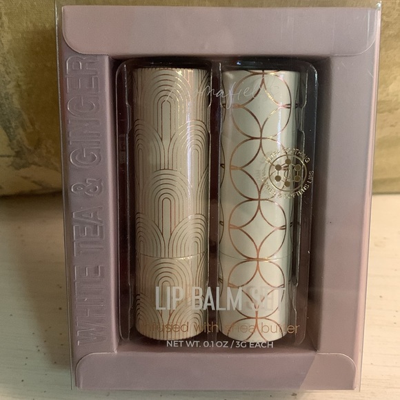 Other - WHITE TEA & GINGER LIP BALM SET INFUSED WITH SHEA BUTTER